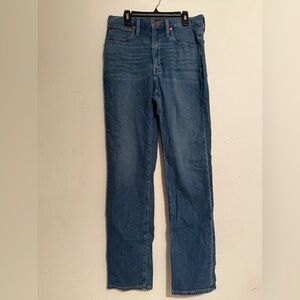 Madewell Straight Leg Blue Jeans